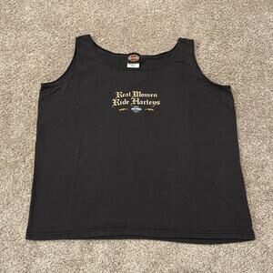 Vintage Harley Davidson Women's Tank Top size 2XL